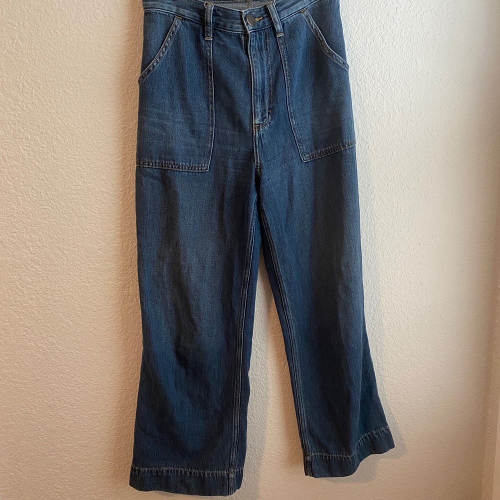 Wrangler wide leg crop jeans